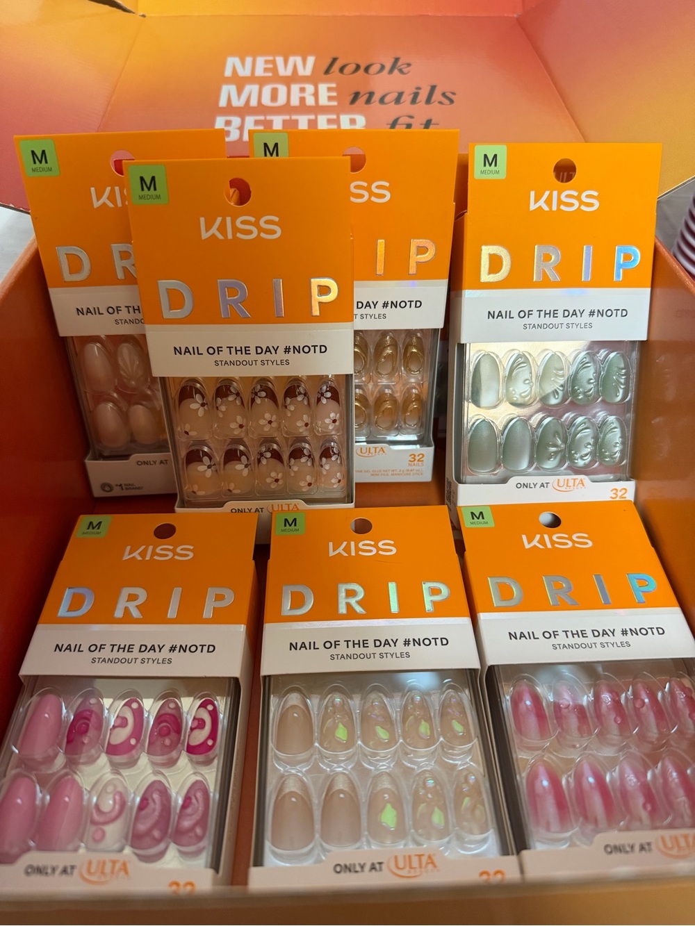 Kiss Drip Nail of the Day Bundle NWT Standout Styles Size M
